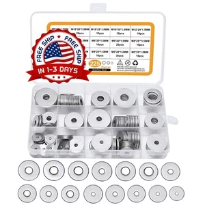 Kit Surtido De Arandelas De Acero inoxidable Metrica Juego De Empaques De Caja.. - Bild 1 von 8