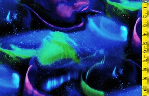 Northern Lights All over print Quilt fabric Cotton by Timeless Treasures BTY - Picture 1 of 4
