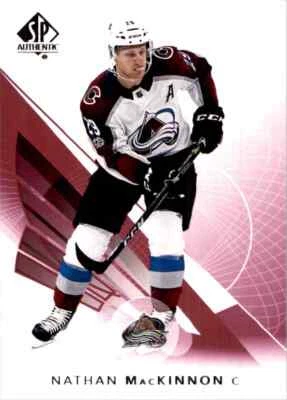 2017-18 Upper Deck SP Authentic Limited Red Nathan MacKinnon #25 - Image 1 of 2