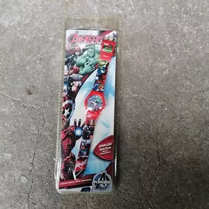 Marvel AVENGERS Kids Analogic Watch Hulk Iron Man Thor Captain America - Picture 1 of 3