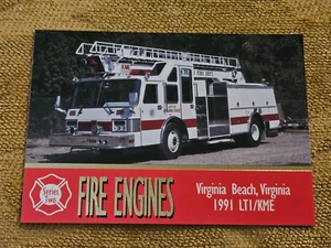 1993 Fire Engines Series 2 #168 Virginia Beach, Virginia 1991 LTI/KME - Picture 1 of 6