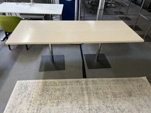 Brunner Besprechungstisch 200x80 Holzdekor chrom - Bild 1 von 4