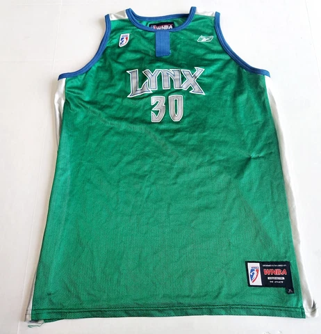 Vintage Katie Smith Minnesota Lynx Katie Smith Jersey Youth XL Green WNBA Mesh Cover
