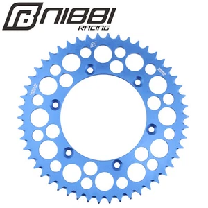 Piñón trasero NIBBI 50T 520 Al para Yamaha YZ YZF WRF 125 250 400 426 450cc BE - Imagen 1 de 4