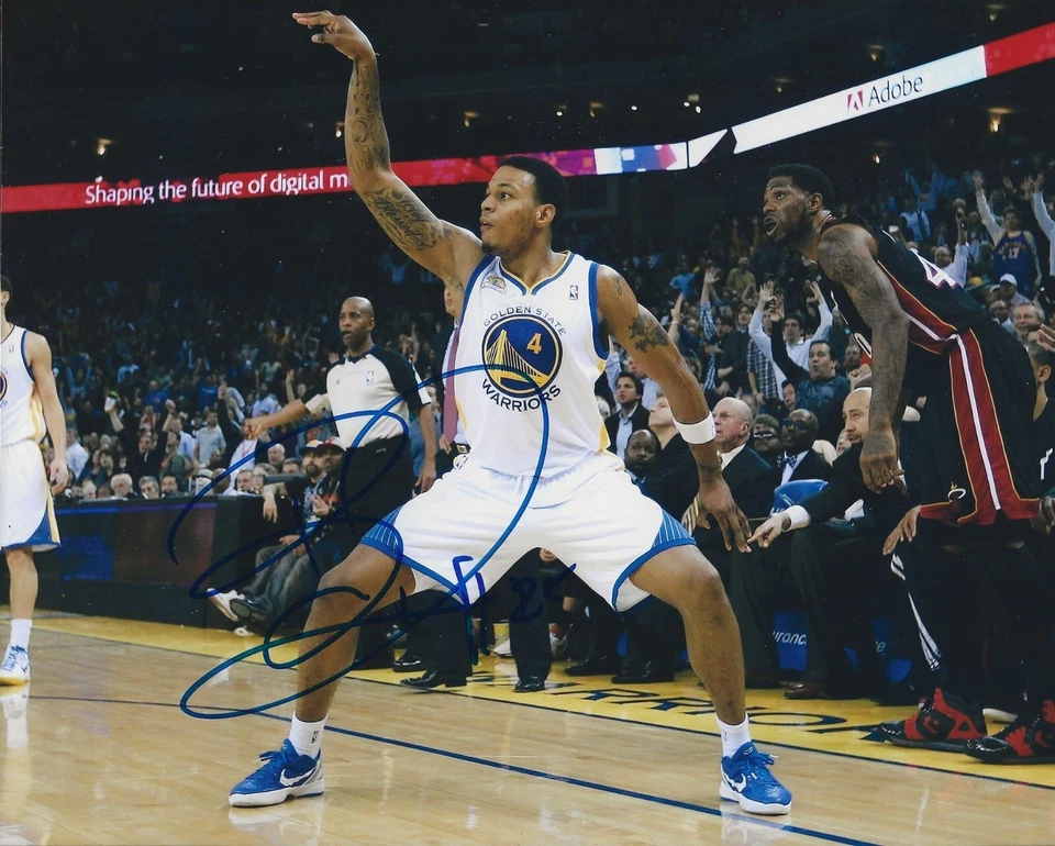 Foto firmada por Brandon Rush de los Golden State Warriors 8x10 autografiada #1 Foto 1 de 1