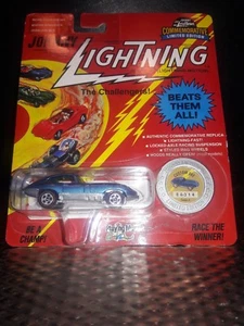 Johnny Lighting Limited Edition Blue Custom XKE Sports Car - Picture 1 of 10