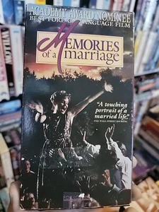 Memories Of A Marriage 1989 VHS Rare Hard To Find - Picture 1 of 2
