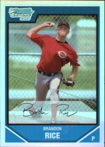 2007 Bowman Chrome Prospects Refractors Baseball Card Pick