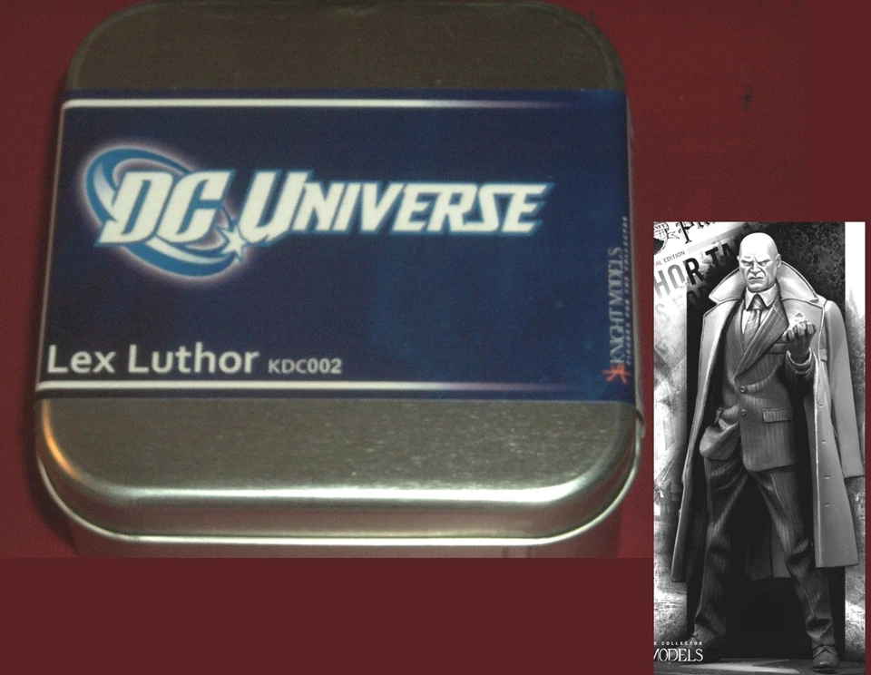 Knight Models KDC002 70 мм Лекс Лютер DC Comics Premium миниатюрный злодей новый в коробке - Изображение 1 из 1