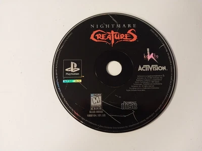 Nightmare Creatures (1997)  Disc Only PS1 PlayStation 1 Game TESTED & WORKING!! - Image 1 of 2