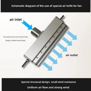 55.12" Aluminum  air knife/blade for water blowing dust removal blower clean - Picture 1 of 10