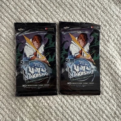 (2) Yu Yu Hakusho Ghost Files TCG 10 Card Booster Packs New Factory Sealed - Image 1 of 2