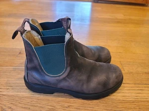 Blundstone Original Chelsea abgenutzte braune Lederstiefel Größe 9UK, 10M US - Bild 1 von 10