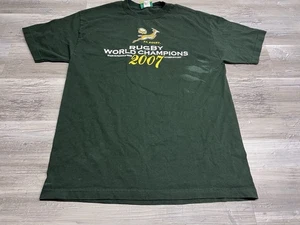 Springboks Rugby World Champions 2007 T-Shirt Größe XL Herren Südafrika schwarz - Bild 1 von 10