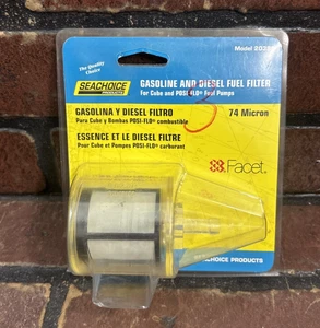 Seachoice 20381 Marine Gas & Diesel Fuel Filter For Posi-Flo Fuel Pump - Picture 1 of 2