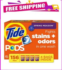 Tide Pods Laundry Detergent Pacs Spring Meadow 156 Count