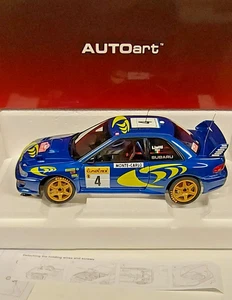1:18 Autoart Subaru Impreza WRC 1997 Liatti / Pons Monte Carlo confezione originale - Foto 1 di 3