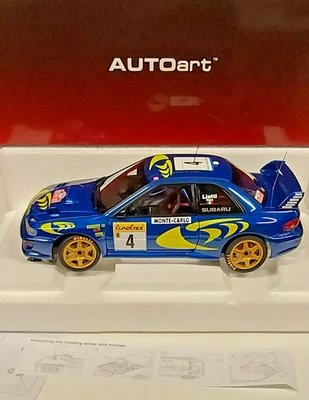 1:18 Autoart Subaru Impreza WRC 1997 Liatti / Pons Monte Carlo confezione originale - Immagine 1 di 3