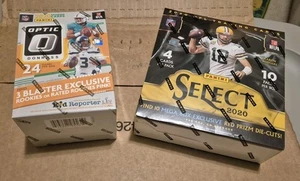 2020 Panini Optic Football Blaster Box and 2020 Select Football MEGA box SEALED - Picture 1 of 1