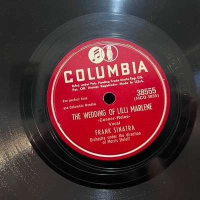 FRANK SINATRA Lot (2) - Lilli Marlene (1949) - 10" Shellac 78RPM Record - E+ - Image 1 of 4