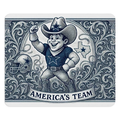 Dallas Cowboys Mouse Pad 9.5"x8" America's Team Spirit - Texas Football Gift - Image 1 of 4
