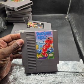 Snake Rattle N Roll NES Nintendo TESTED WORKING Cleaned Authentic Cartridge