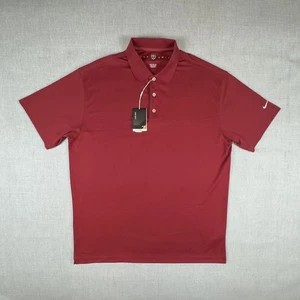 Nike Golf Polo Shirt Mens 2XL Red UV Protective Fit Dry Performance 128898-678 - Picture 1 of 11
