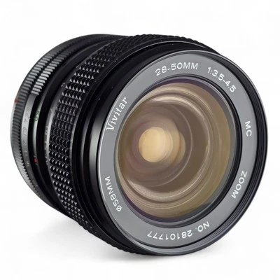 Vivitar 28-50mm f3.5-4.5 MC Zoom Lens - Canon FD Mount - Image 1 of 4