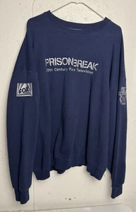 Vintage Prison Break Sweatshirt TV Promo Fox Crewneck Chicago Crew 3XL - Picture 1 of 7