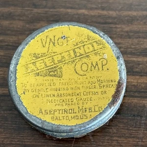 Antike Litho Dose Aseptinol Salbe Baltimore Maryland - Bild 1 von 3