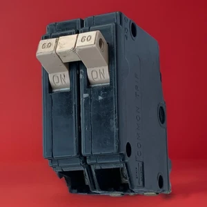 Cutler Hammer (authentic) CH260 60A 2P Circuit Breaker CH Metal Foot FLAW CHIP - Picture 1 of 14