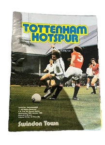 TOTTENHAM HOTSPUR V SWINDON TOWN - FA CUP RD 4 REPETICIÓN - 30/1/1980 - Imagen 1 de 1