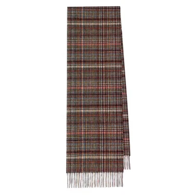 Bufanda a cuadros Paul Smith mezcla de cachemir a rayas exclusivas Foto 1 de 3