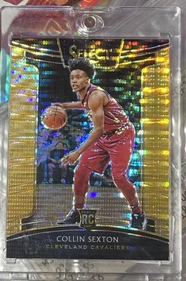 Collin Sexton 2018-19 Panini Select Gold Pulsar FOTL #d 1/13 Cavaliers Rookie - Image 1 of 2