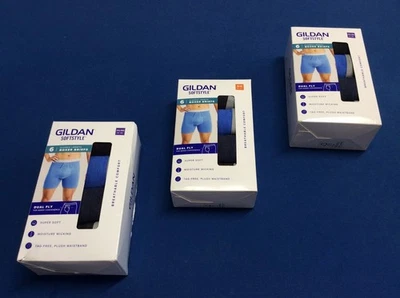 Men's underwear: Gildan Soft Style boxer briefs in various sizes and colors 6 pk - Image 1 of 4