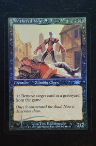 Magic The Gathering MTG WITHERED WRETCH FOIL Legions MP Moderately Played - Foto 1 di 2