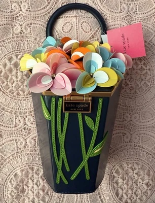 NWT Kate Spade In Bloom Embellished 3d Bouquet Top-handle Bag - Image 1 of 4