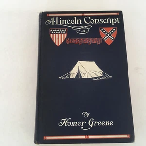 Vintage HC book A Lincoln Conscript by Homer Greene the American civil war - Picture 1 of 11
