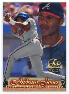 1997 Flair Showcase Andruw Jones Atlanta Braves #1 - Image 1 of 2