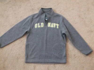 Girls Fleece Jacket - Old Navy - Gray - Size Small (6-7) - Image 1 of 4