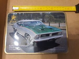 1975 2 Door Ford Coupe Butter Shortbread Fingers Tin Australian Made As New B9
