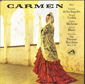 3LP Box BIZET Carmen LOS ANGELES GEDDA BLANC MICHEAU BEECHAM EMI C167-10680 FR - Picture 1 of 3
