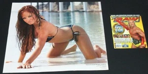 WWE Raw Magazine April 2005 Hulk Hugan Strong Diva Stacy Keibler + Christy Hemme - Picture 1 of 8