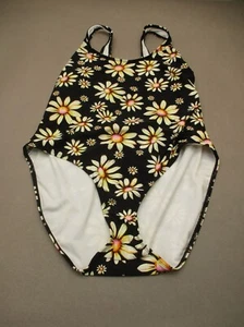 No Boundaries Size XL (15-17) Girls Unlined Wireless One-Piece Swimming Suit 3K - Picture 1 of 5