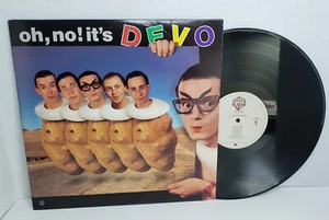 DEVO Oh No It's Devo LP die cut jacket OG 1982 pressing - Picture 1 of 7
