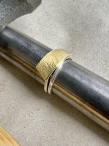 Ring Silber Gold - Bild 1 von 10
