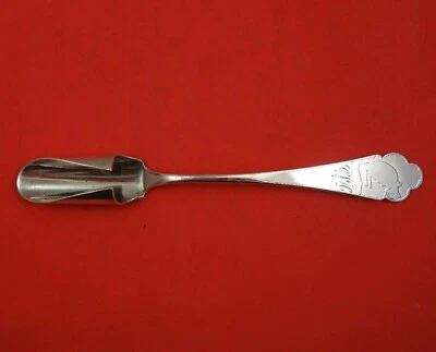 Moneda Vanderslice Cuchara de Queso Plata con Ratón Grabado al Ácido 8 1/4" Porción Foto 1 de 3