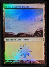 MTG 1x Foil SNOW-COVERED PLAINS Coldsnap