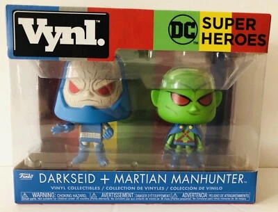 NiB! Funko Vynl DC Super Heroes Darjseid + Martian Man Hunter + Tarjeta Coleccionable Foto 1 de 3