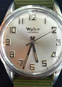 Vintage 1960's Wyler Lifeguard Handwind Incaflex Waterproof Watch - Picture 1 of 14